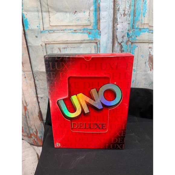 Uno Delux Card Game, 2001 Mattel - Picture 1 of 2
